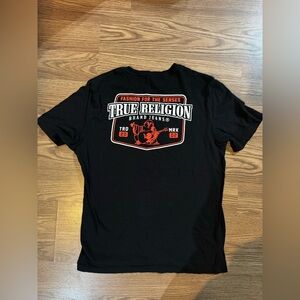 True Religion Black Graphic Tee